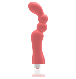 G-Spot Gohan vibrator for targeted stimulation in light red – image 3