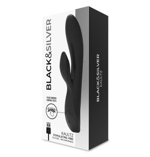 Vibrateur Kaultz à commande tactile noir et argent, 38 mm – photo 9
