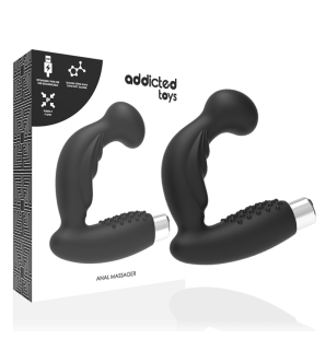 ADDICTED TOYS ładowany wibrator prostaty Model 3, czarny, 11 cm – zdjęcie 2