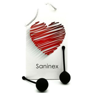 Saninex slimme zwarte massagebal 35 mm – foto 1