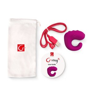 Anneau pénien vibrant G-VIBE XL, Framboise douce – photo 2