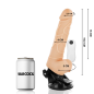Vibromasseur réaliste avec télécommande et testicules 19,5 cm – photo 2