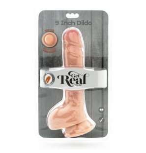 Get Real gode réaliste de 25,5 cm à double densité avec ventouse – photo 3