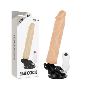 Realistic vibrator with remote control 21 cm – image 1
