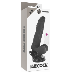 BASECOCK vibromasseur télécommandé de 21 cm, couleur chair ou noir – photo 10