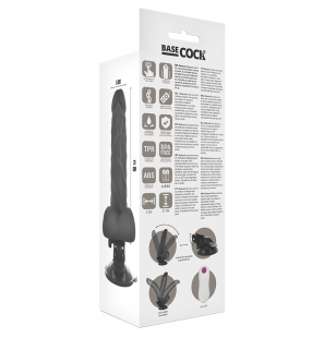 BASECOCK Remote-Controlled Vibrator 21 cm in Natural or Black – image 11