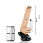 Realistic vibrator, 18,5 cm, with remote control – image 2 Realistic vibrator, 18,5 cm, with remote control – image 2