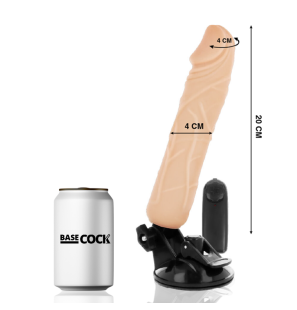 Realistic 20 cm vibrator with remote control – image 2