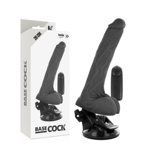 Vibromasseur réaliste avec télécommande et testicules 20 cm – photo 6