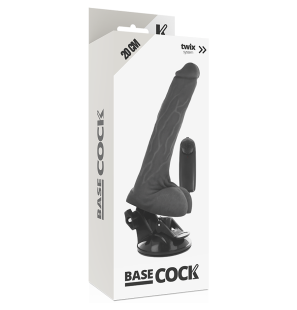 Vibromasseur réaliste avec télécommande et testicules 20 cm – photo 9