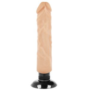 Realistische 2-in-1 vibrator 20 cm BASECOCK