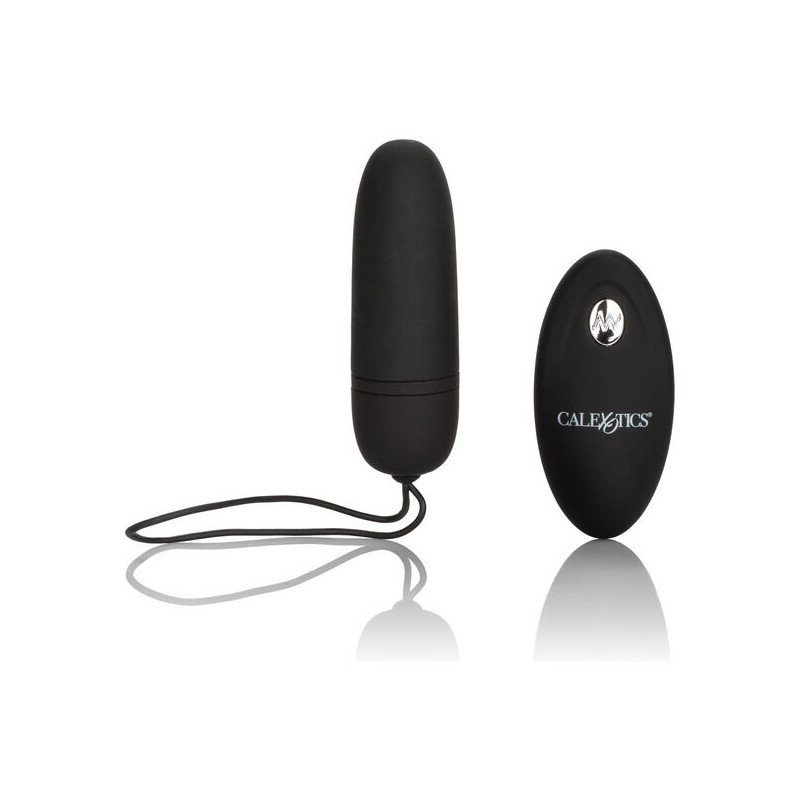 Calexotics silicone vibrating egg with black remote control – image 1