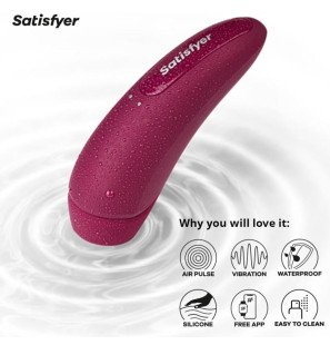 Stymulator łechtaczki Satisfyer Curvy 1 w kolorze czerwonym lub różowym – zdjęcie 2