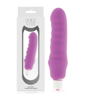 Dolce Vita Geniale silicone vibrator, lilac, 37 mm – image 2