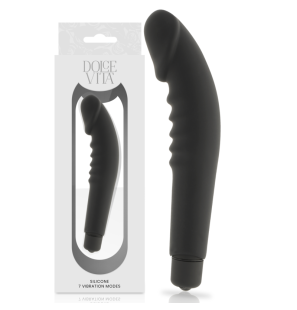 Dolce Vita Black Silicone Vibrator for Intimate Wellness – image 2