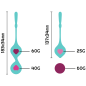RITHUAL Deva pelvic floor training set in two colours – image 3 RITHUAL Deva pelvic floor training set in two colours – image 3