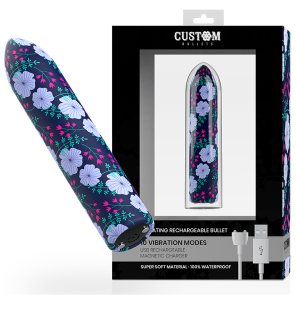 Oplaadbare bullet vibrator met 10 intensiteiten en veerkogel