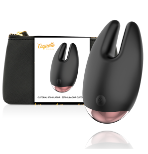 Coquette Chic Desire Klitorisstimulator schwarz und gold 59 mm – Bild 1