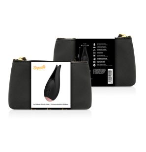 Coquette Chic Desire Clitoral Stimulator in Black with Gold Floral Design – image 2
