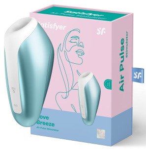 Satisfyer Love Breeze, stimulateur clitoridien à air pulsé, bleu glacier – photo 2