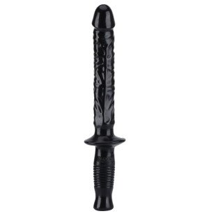 GET REAL Manhandler realistischer Dildo 38 cm mit Griff in Schwarz – Bild 1