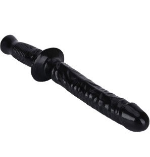 GET REAL Manhandler realistischer Dildo 38 cm mit Griff in Schwarz – Bild 4