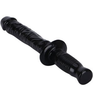 GET REAL Manhandler realistischer Dildo 38 cm mit Griff in Schwarz – Bild 5