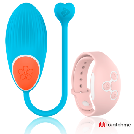 Wearwatch vibrierendes Ei mit Fernbedienung, blau und rosa