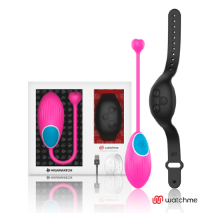 Wearwatch WatchMe œuf vibrant avec télécommande fuchsia et jet black – photo 1