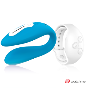 WearWatch wearable dual vibrator with remote control in indigo and snowy – image 2
