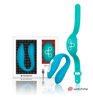 Watchme-Vibrator mit doppelter Technologie, Fernbedienung und Silikon