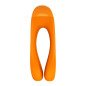 Satisfyer Snoepriet vingervibrator van silicone, verkrijgbaar in oranje en zwart – foto 3