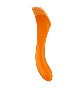 Satisfyer Snoepriet vingervibrator van silicone, verkrijgbaar in oranje en zwart – foto 4