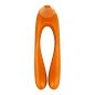 Satisfyer Snoepriet vingervibrator van silicone, verkrijgbaar in oranje en zwart – foto 5