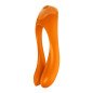 Satisfyer Snoepriet vingervibrator van silicone, verkrijgbaar in oranje en zwart – foto 6