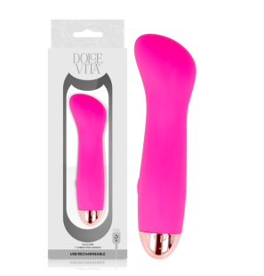Dolce Vita Pink Rechargeable Vibrator with 7 Speeds – image 2