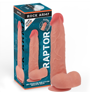 Rock Army Raptor realistische Silikondildo mit Saugnapf 24 cm – Bild 1