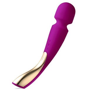 LELO Smart Wand Medium 2, lila, wiederaufladbares Massagegerät in Stabform – Bild 1