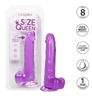 CALEXOTICS Queen Size Dildo 20,3 cm lila, wasserdicht – Bild 2