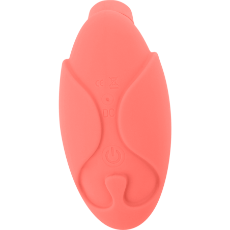 OHMAMA Koraal clitorisstimulator met golfvorm van silicone – foto 2