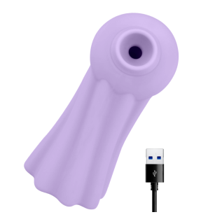 OHMAMA Medusa – ładowany stymulator łechtaczki z silikonu – zdjęcie 2
