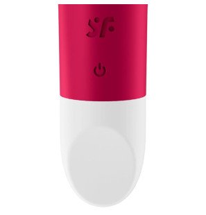 Satisfyer Ultra Power Bullet – czerwony wodoodporny wibrator typu bullet z wieloma prędkościami – zdjęcie 2