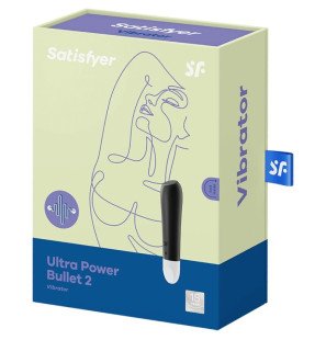 Satisfyer Ultra Power Bullet 2 — czarny, ładowany wibrator typu bullet – zdjęcie 3