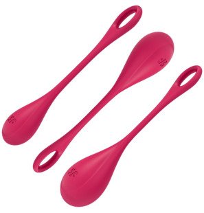 Satisfyer Yoni Power 1 rode trainingskit voor vaginale balletjes – foto 1