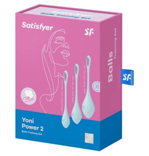 Satisfyer Yoni Power 2 – set d’entraînement avec boules vaginales, bleu – photo 3