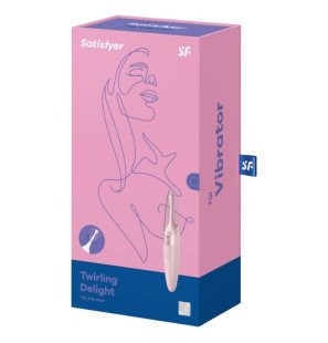 Satisfyer Twirling Delight pink silicone clitoral stimulator – image 3