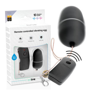 Remote-Controlled Vibrating Egg – Black – image 2