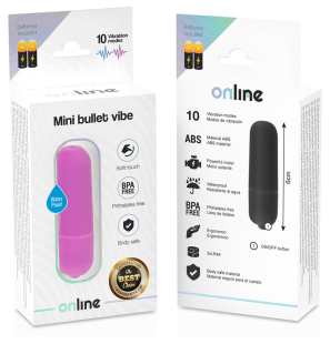 Miniwibrator typu bullet, liliowy – zdjęcie 4