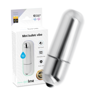 Online Silberner Mini-Vibrator – wasserdicht – Bild 2