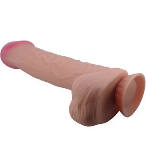 Realistischer Dildo mit Saugnapf aus TPR, 26 cm – braun – Bild 2